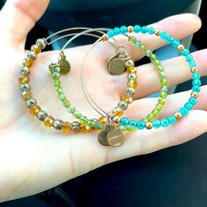Alex and Ani bracelets (3 set)